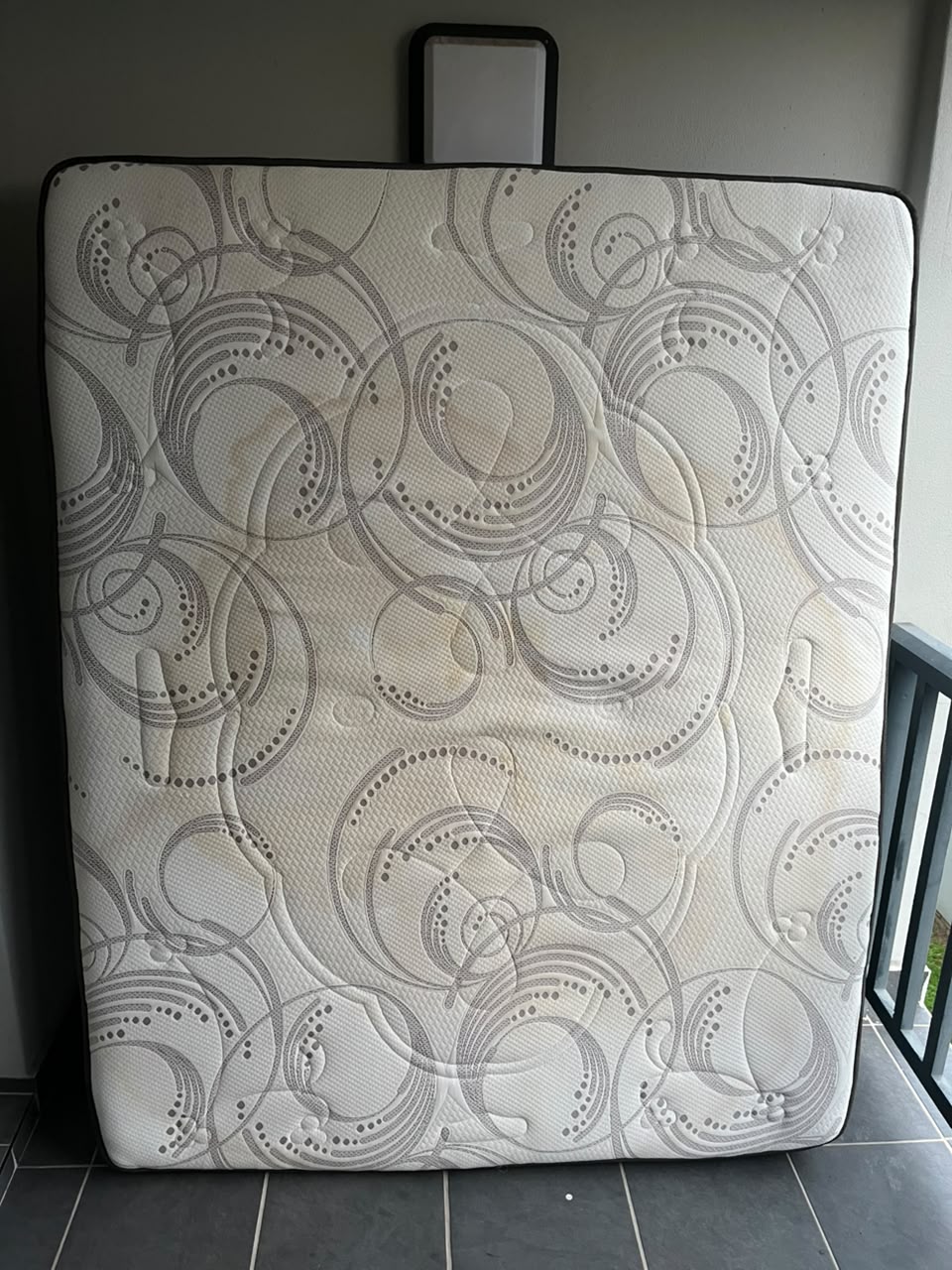 Queen Mattress Deep Clean after professional cleaning by Glam Home Care