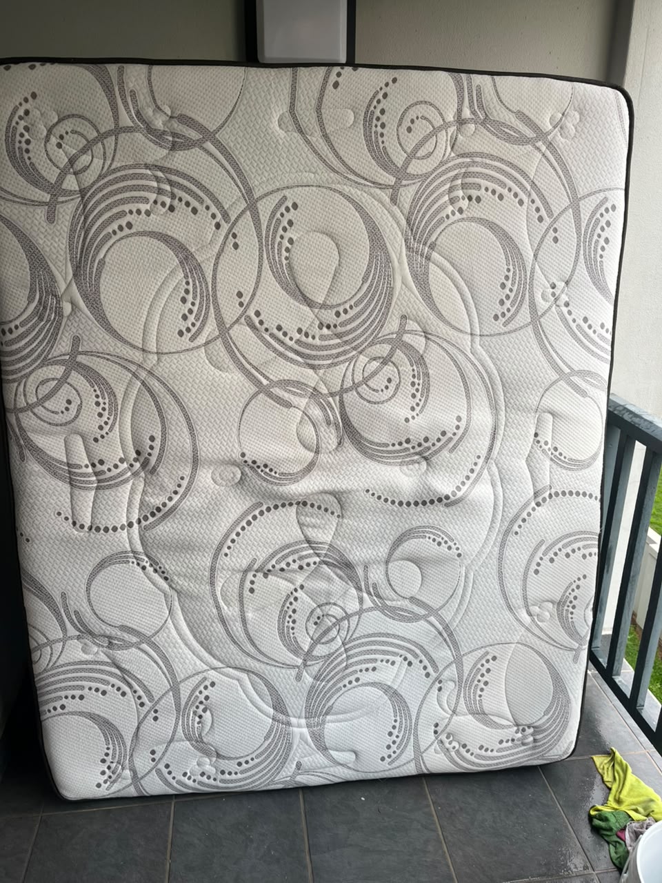 Double Mattress Sanitization after professional cleaning by Glam Home Care